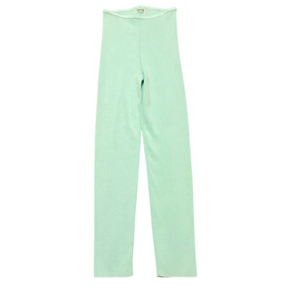 Ruve High Waisted Ribbed Knit Leggings - Picture 1 of 5